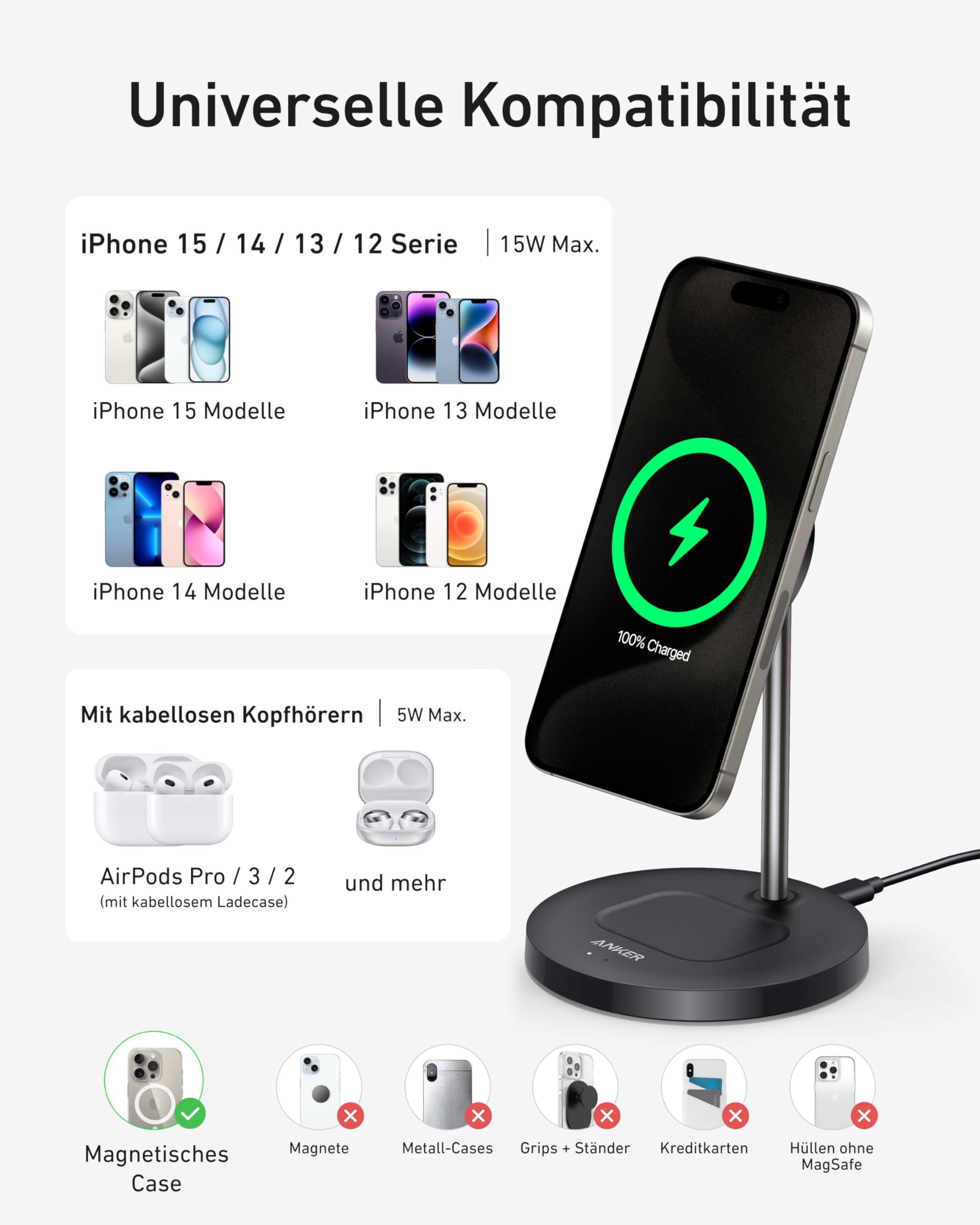 anker-maggo-15w-magsafe-kompatibles-2-in-1-kabelloses-ladeger-t-qi2-induktions-l image 6
