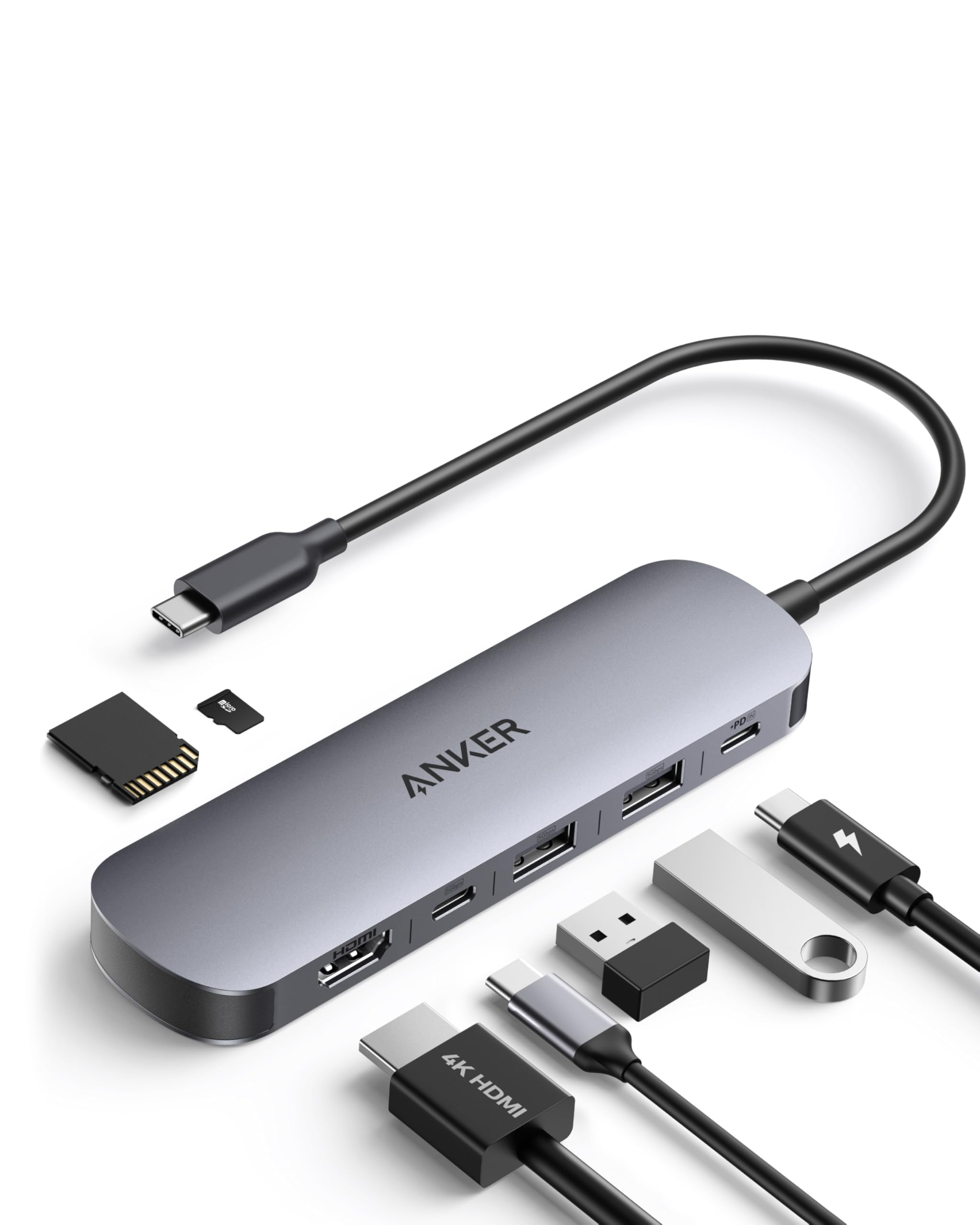 anker-7-in-1-usb-c-hub-mit-4k-60hz-hdmi-85w-power-delivery-und-kartenleser image 1