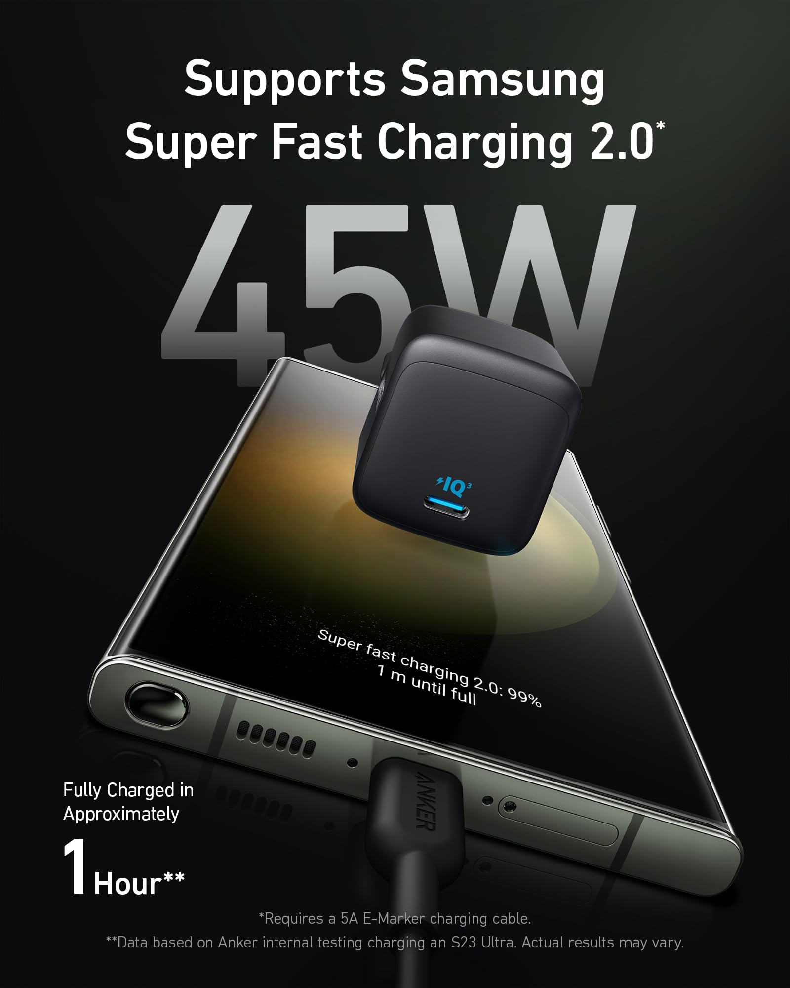 anker-313-ladeger-t-ace-45w-usb-c-netzteil-mit-super-fast-charging-2-0-f-r-samsu image 2
