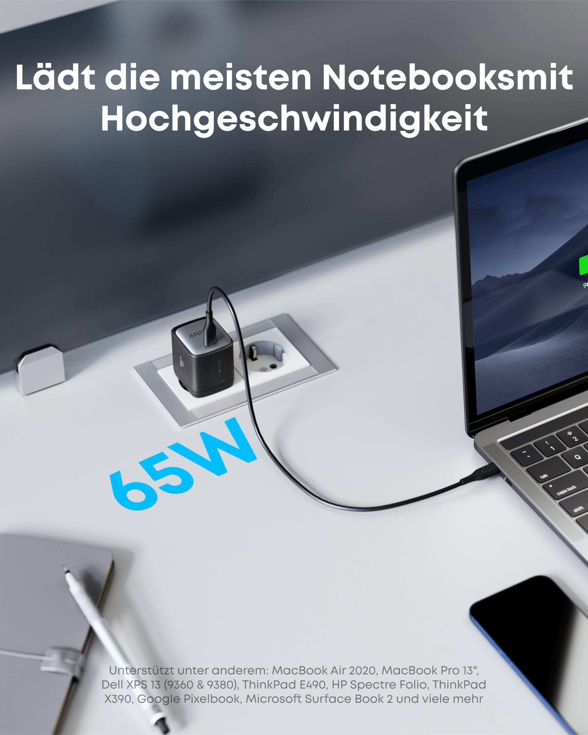 anker-nano-ii-65w-usb-c-ladeger-t-gan-ii-schnellladeger-t-1-usb-c-port-kompatibe image 3