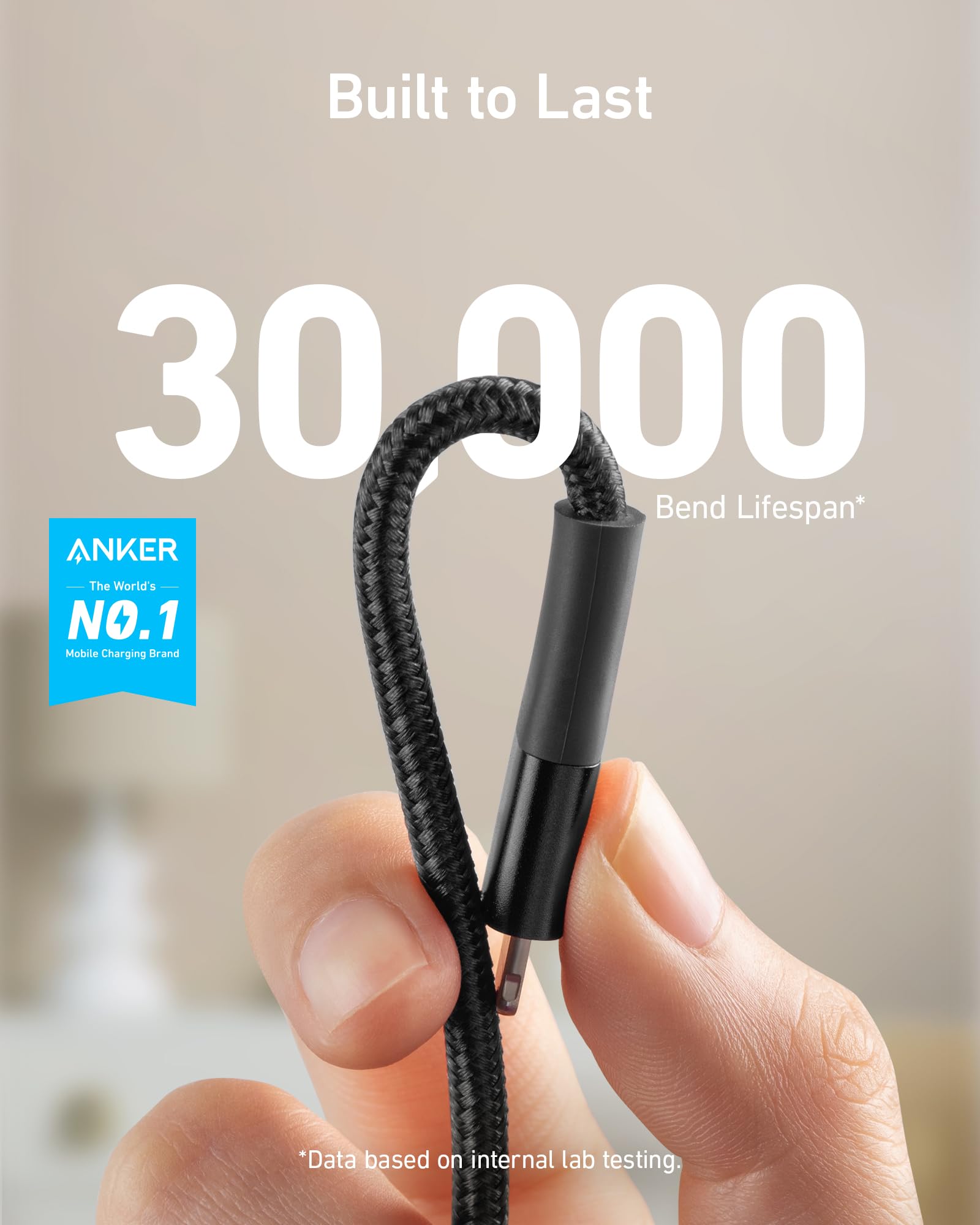 anker-551-usb-a-auf-lightning-ladekabel-3m-mfi-zertifiziert-geflochtenes-nylon-s image 2