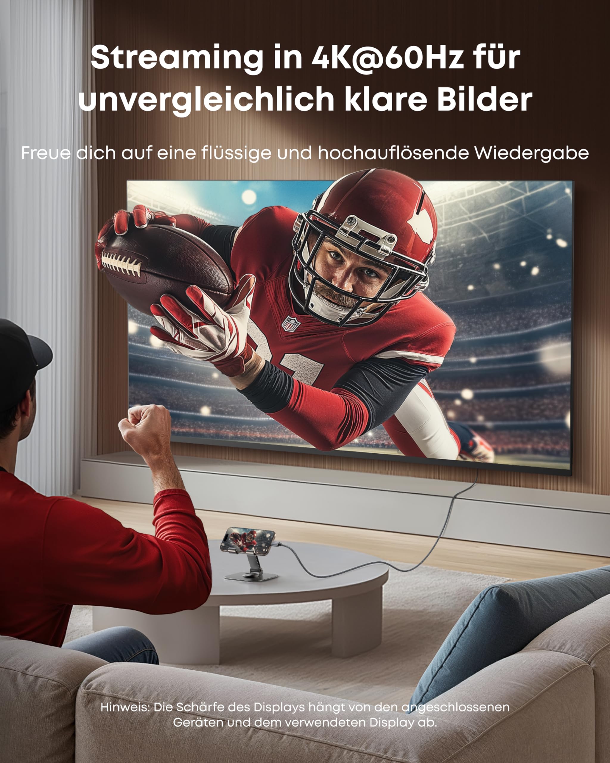 anker-nano-hdmi-kabel-0-9-m-4k-60hz-hdr-usb-c-auf-hdmi-nylon-kabel-mit-advanced- image 2