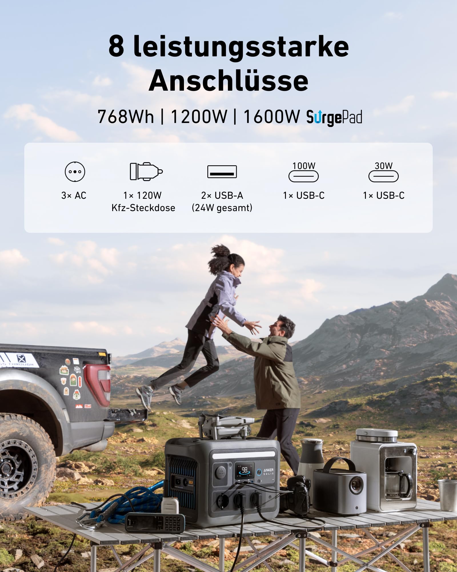 anker-solix-c800-plus-tragbare-powerstation-mit-200w-solarpanel-und-campingbeleu image 2