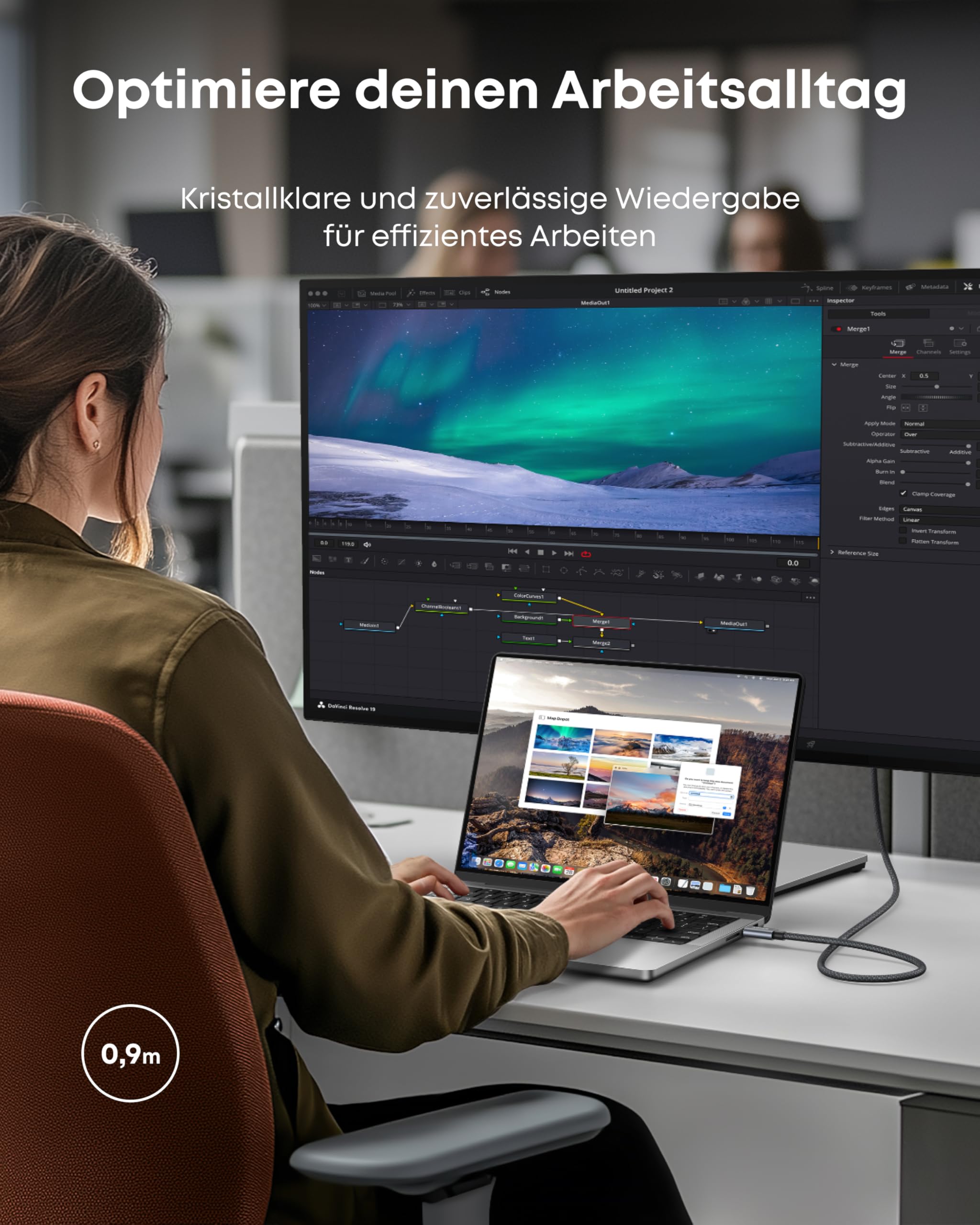 anker-nano-hdmi-kabel-0-9-m-4k-60hz-hdr-usb-c-auf-hdmi-nylon-kabel-mit-advanced- image 4