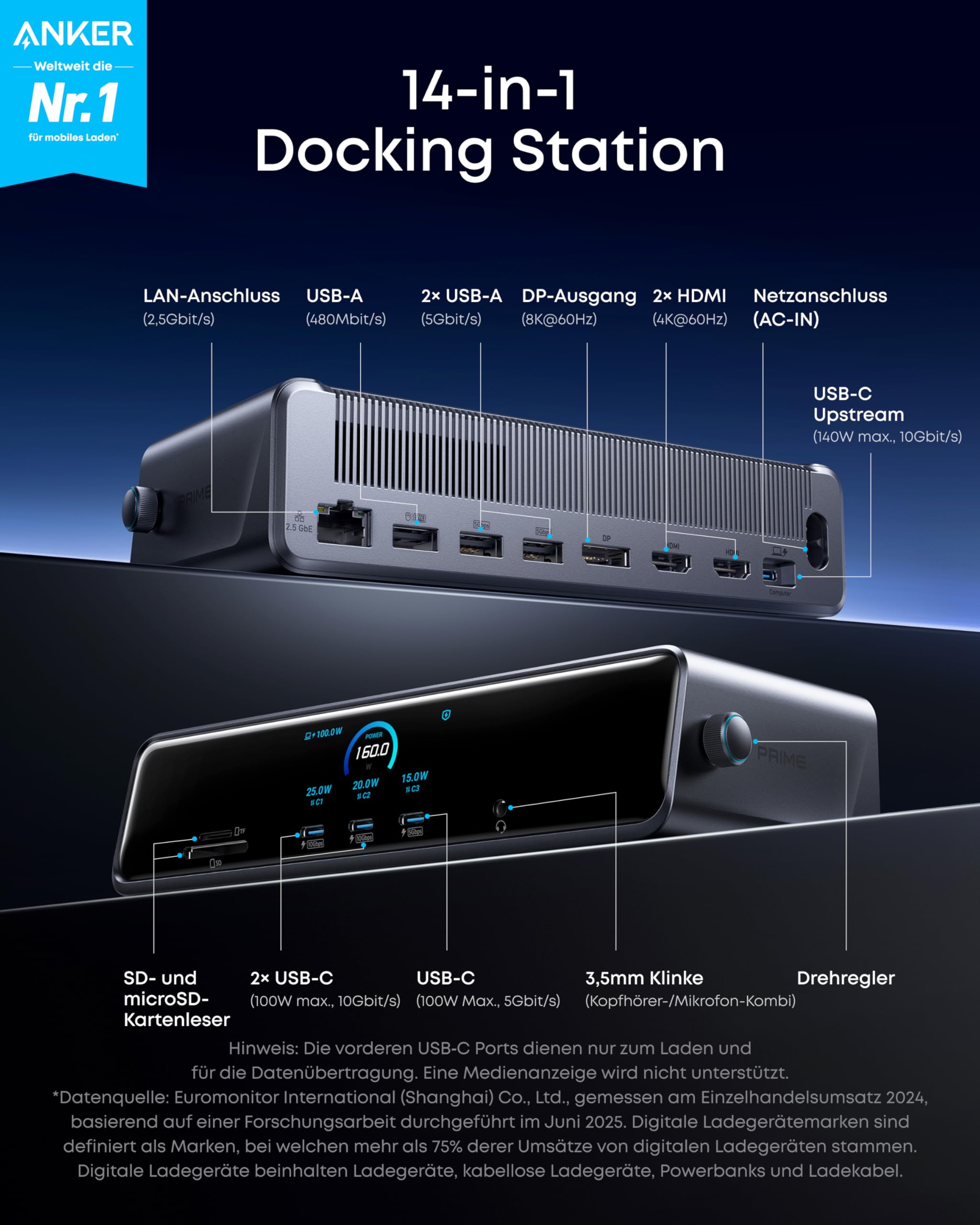 anker-prime-docking-station-14-in-1-triple-display-mit-displaylink-140w-usb-c-sm image 2
