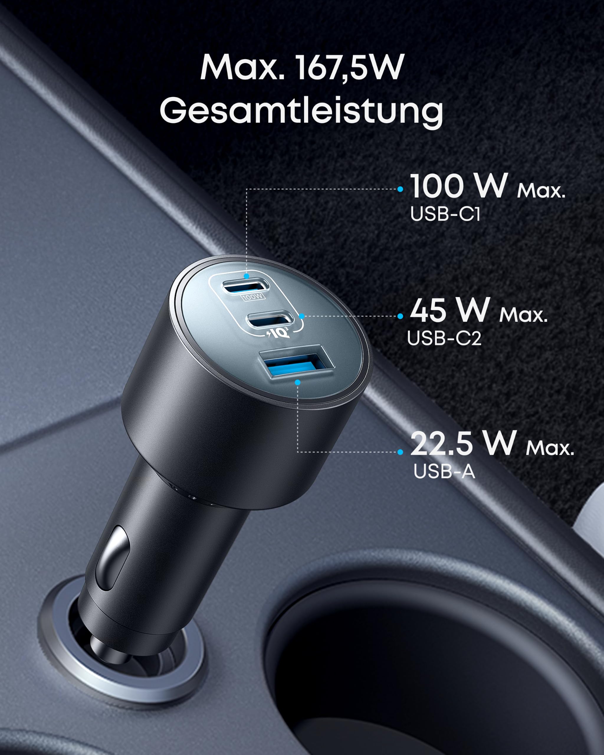 anker-kfz-ladeger-t-167-5w-mit-3-ports-usb-c-100w-usb-c-45w-usb-a-22-5w-f-r-macb image 2