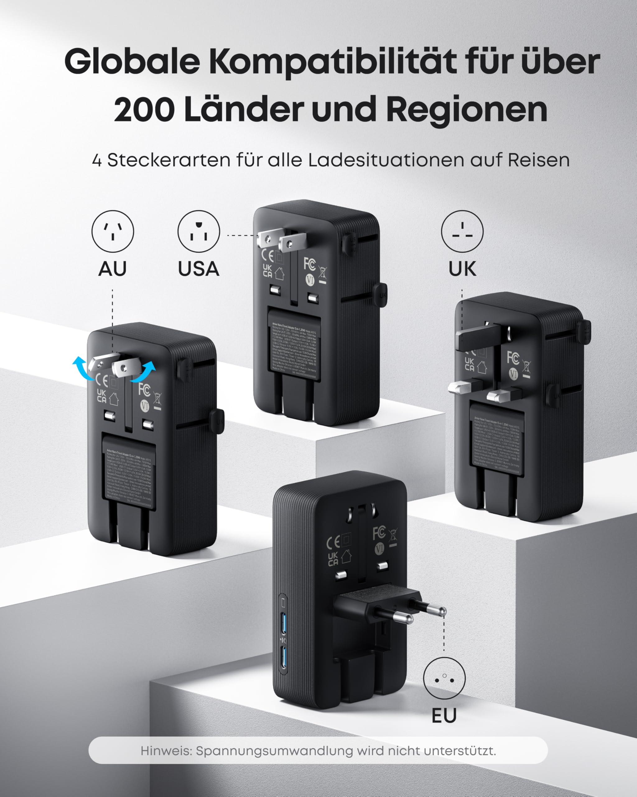 anker-nano-reiseadapter-weltweit-5-in-1-20w-max-usb-universal-reiseadapter-mit-2 image 2
