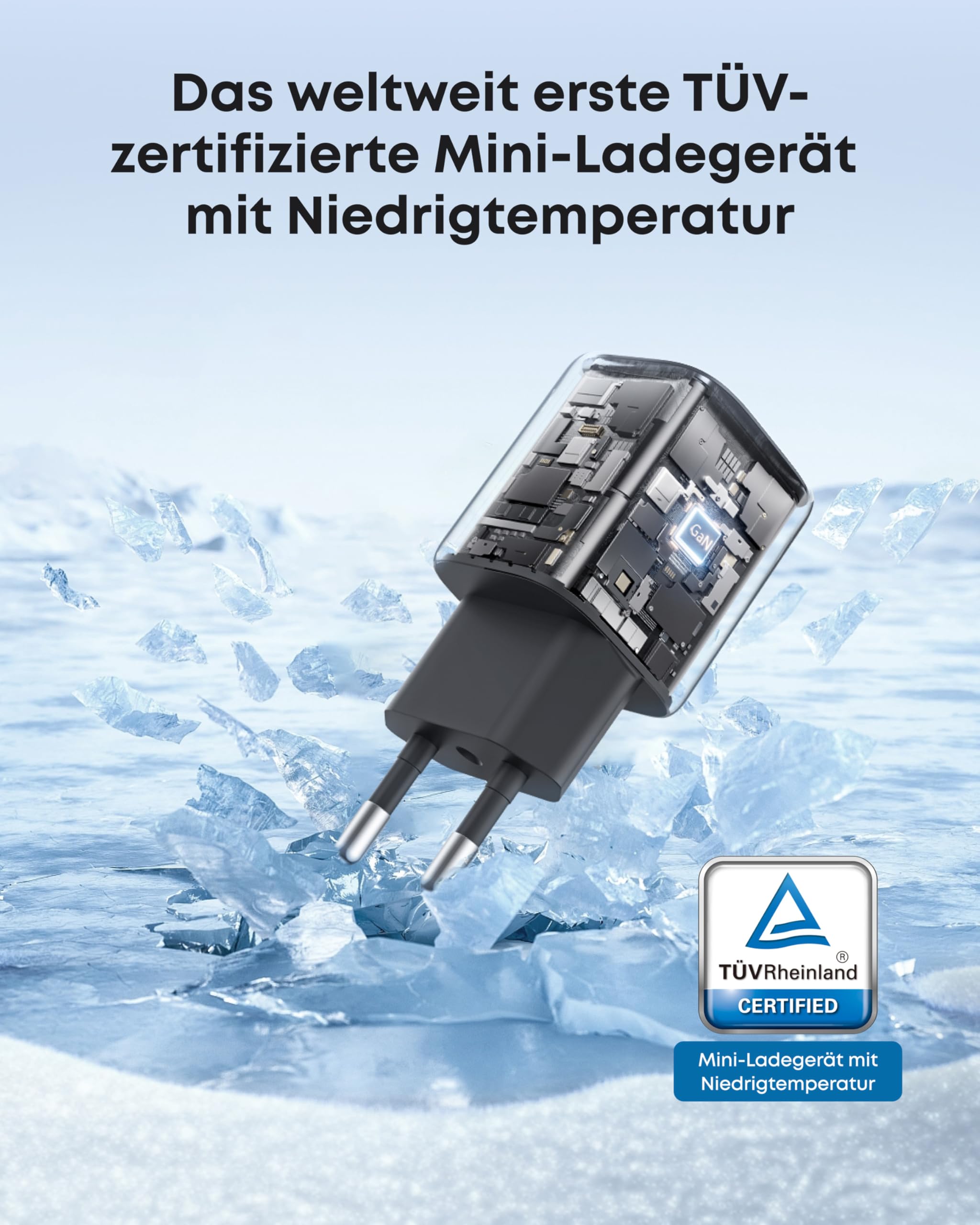 anker-30w-usb-c-ladeger-t-kompaktes-gan-ii-schnellladernetzteil-mit-3-fach-schne image 3