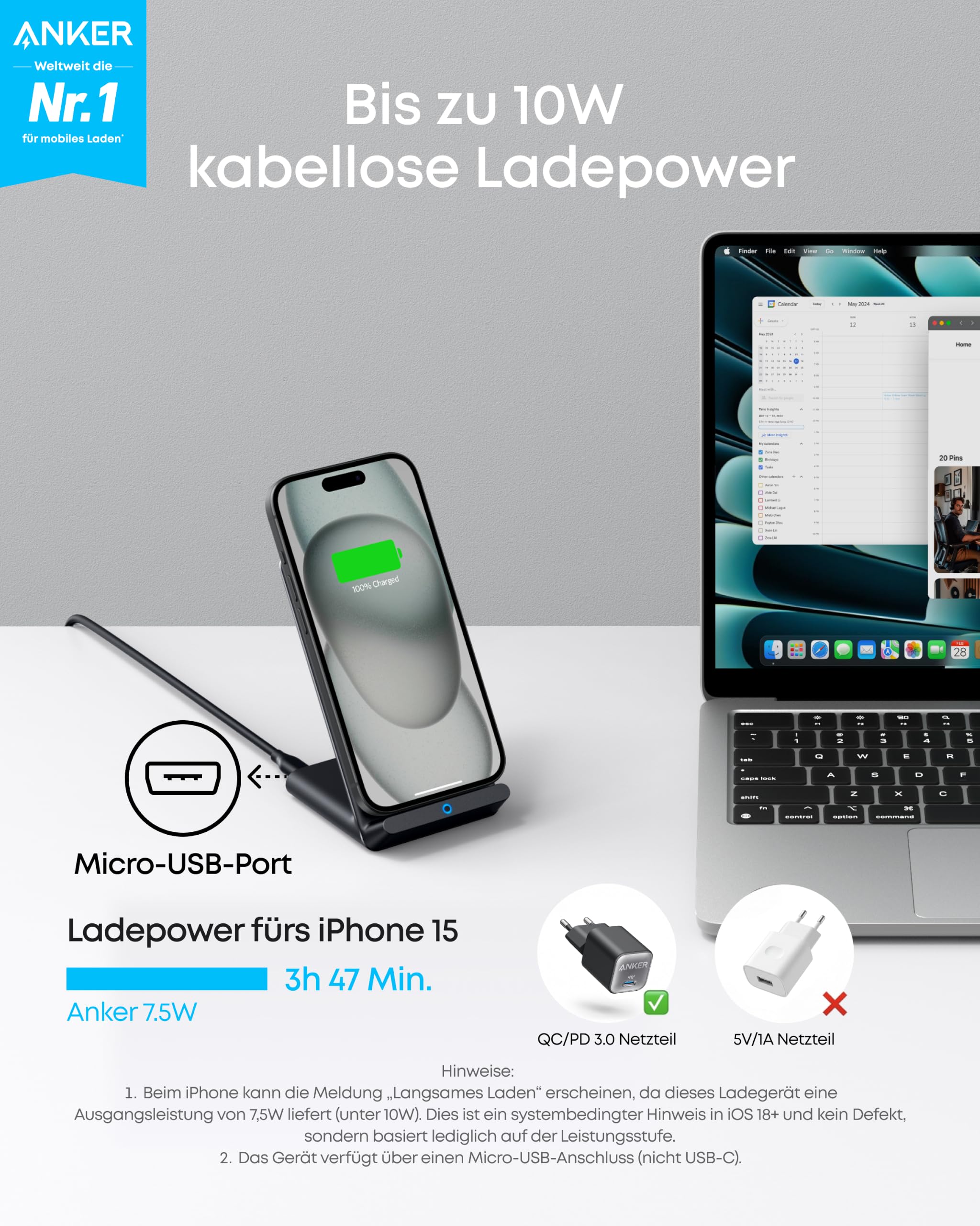 anker-313-induktive-ladestation-powerwave-stand-qi-zertifiziert-10w-samsung-7-5w image 2