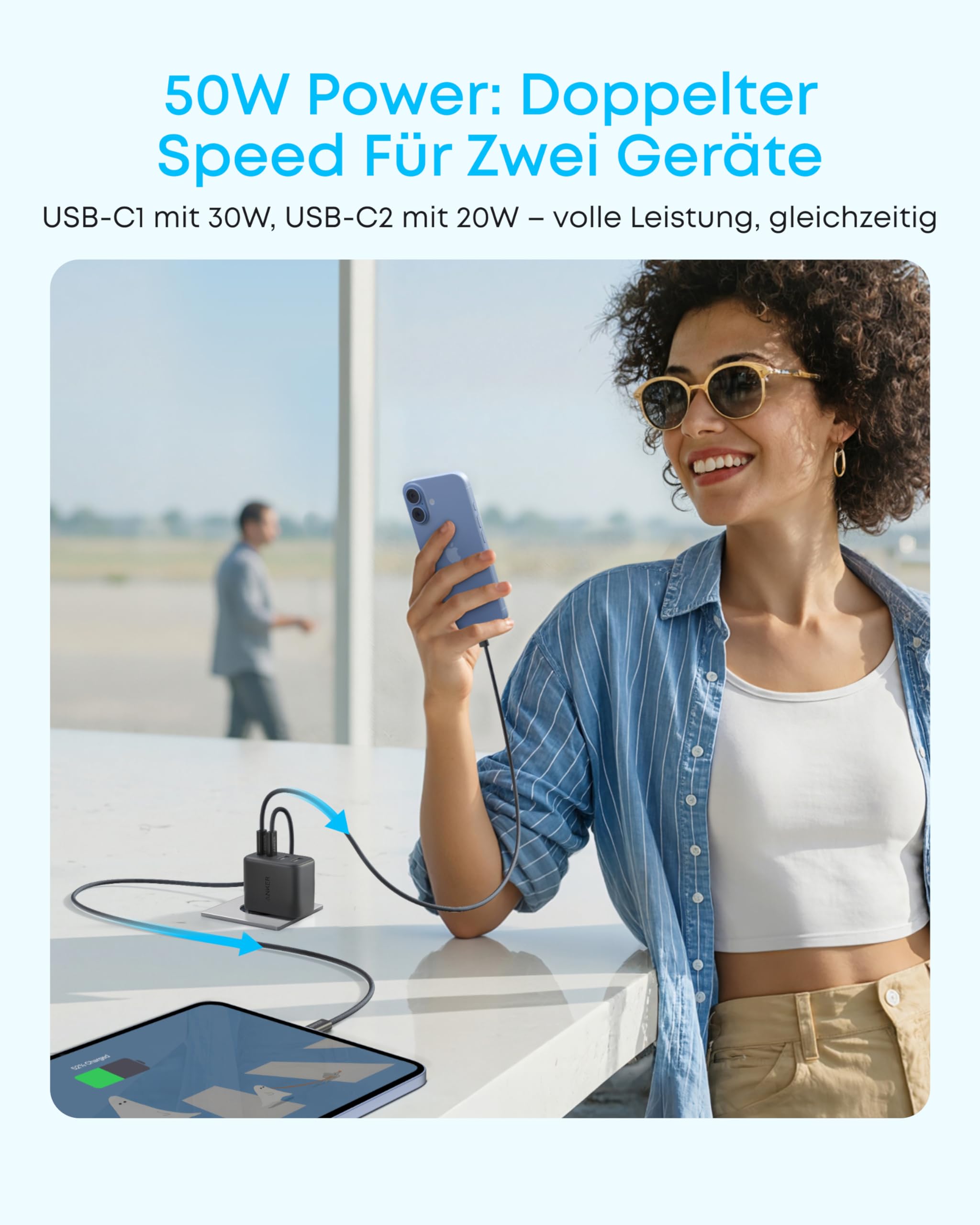 anker-zolo-50w-usb-c-ladeger-t-mit-4-ports-2-usb-c-2-usb-a-gan-schnellladeger-t image 5