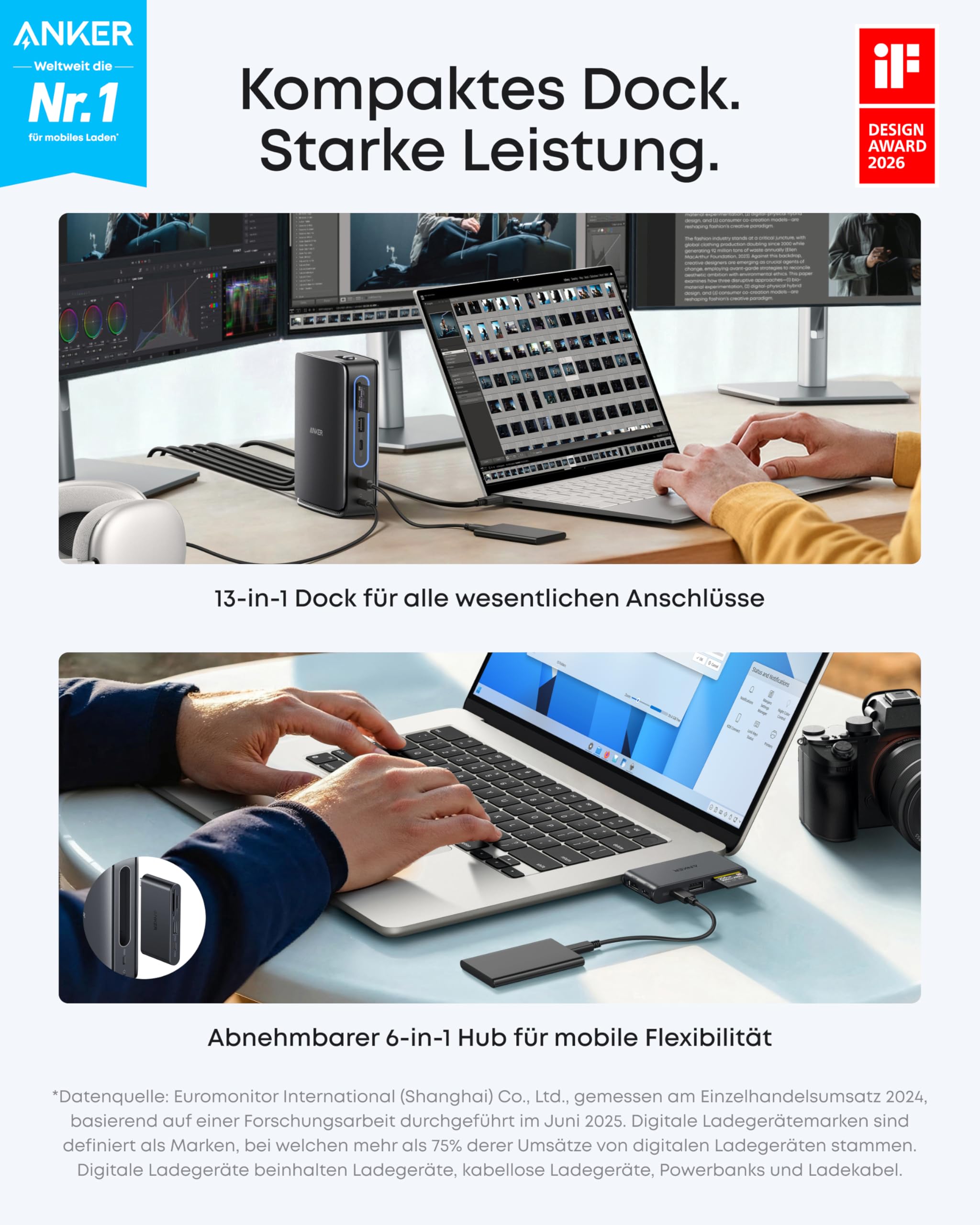anker-nano-laptop-dock-13-in-1-usb-c-triple-display-dockingstation-mit-abnehmbar image 2