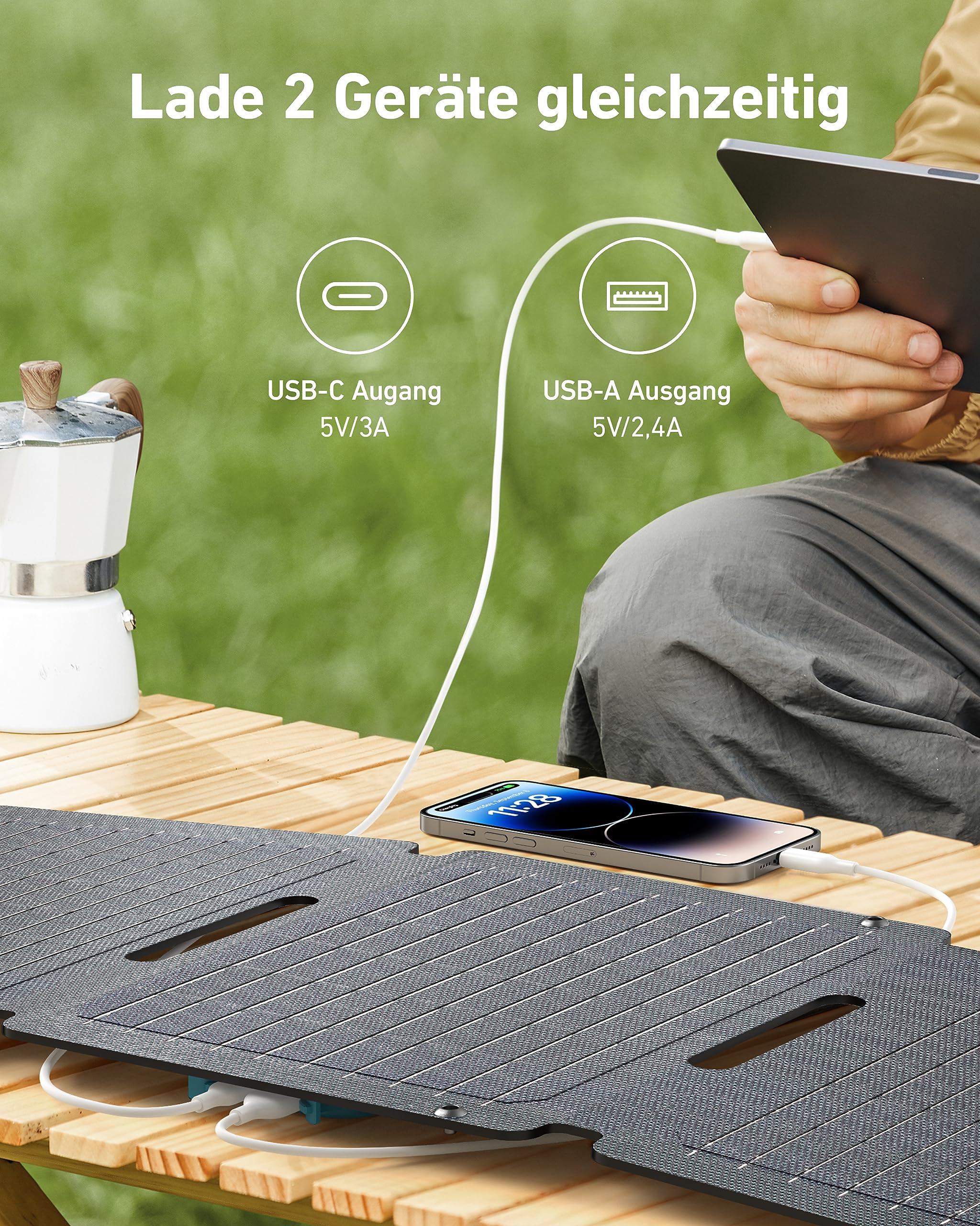 anker-solix-ps30-30w-faltbares-solarpanel-tragbares-ip65-outdoor-solarladeger-t- image 3