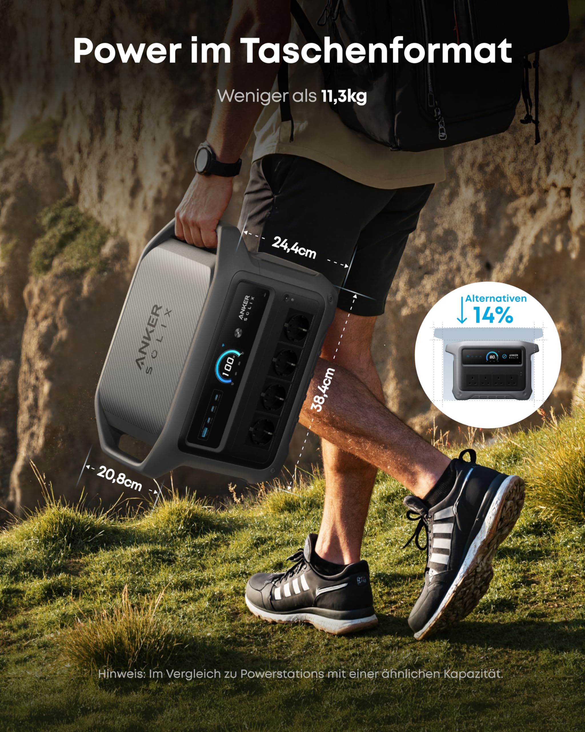 anker-solix-c1000-gen-2-portable-power-station-set-mit-200w-solarpanel-1024wh-20 image 4
