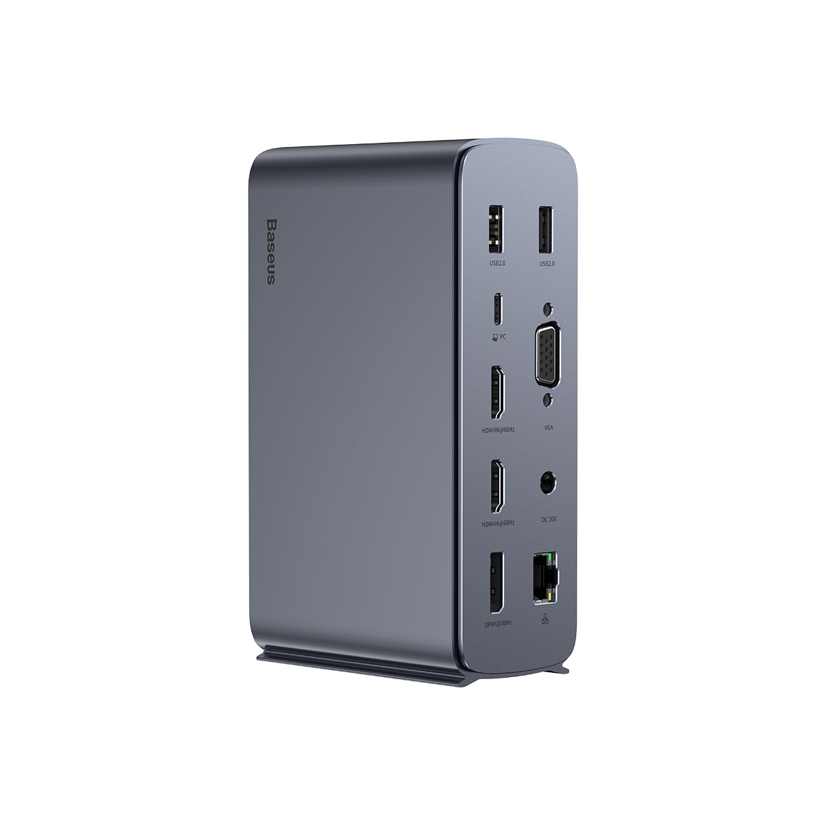 baseus-17-in-1-pro-4-monitor-docking-station-usb-c-dock-mit-8k-gan-130w-und-alum image 2