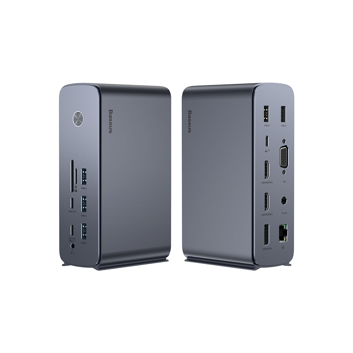 baseus-17-in-1-pro-4-monitor-docking-station-usb-c-dock-mit-8k-gan-130w-und-alum image 6