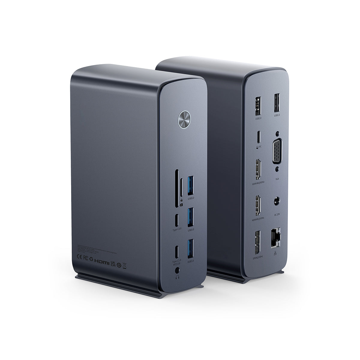 baseus-17-in-1-pro-4-monitor-docking-station-usb-c-dock-mit-8k-gan-130w-und-alum image 8