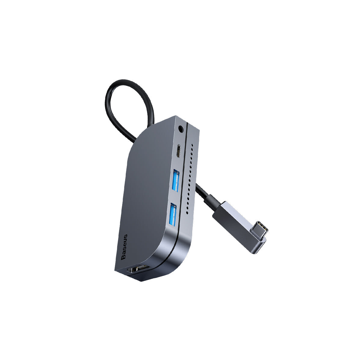 baseus-6-in-1-usb-c-hub-4k-hdmi-5-gbps-usb-3-0-sd-tf-pd-laden-3-5-mm-klinke image 4