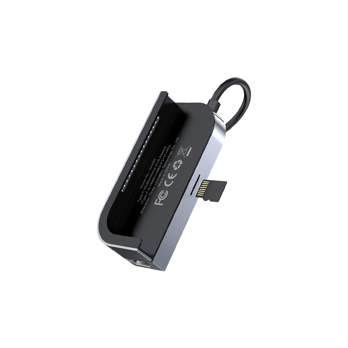 baseus-6-in-1-usb-c-hub-4k-hdmi-5-gbps-usb-3-0-sd-tf-pd-laden-3-5-mm-klinke image 5