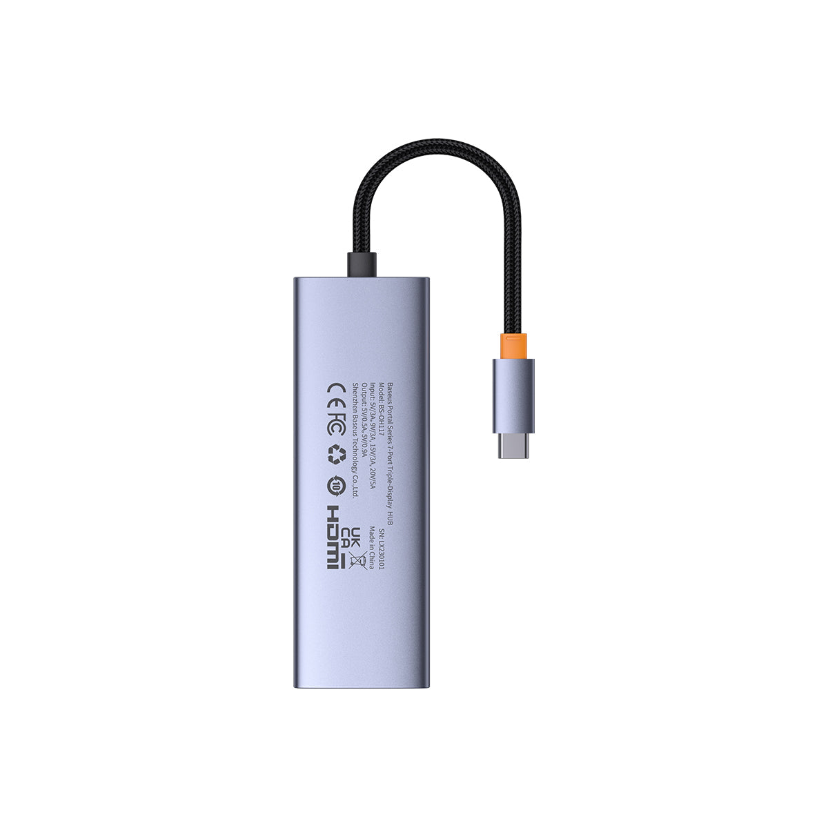 baseus-portaljoy-7-in-1-triple-display-usb-c-hub-mit-3x-video-ausg-ngen-hdmi-vga image 5