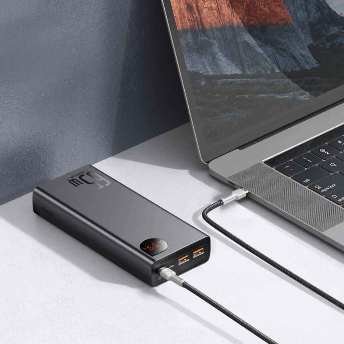 baseus-adaman-power-bank-65w-20000mah-powerbank-mit-digital-display-4-ports-alum image 8