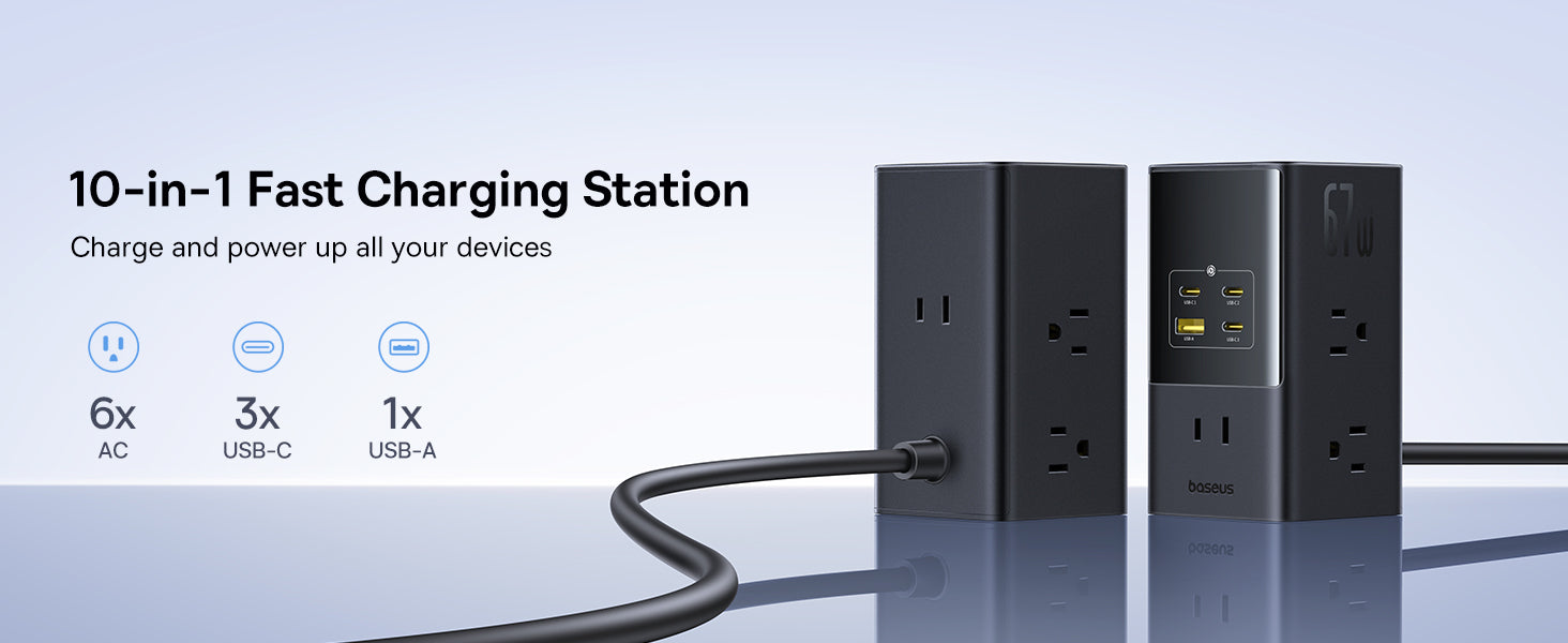 baseus-enerfill-fd11-power-strip-67w-steckdosenleiste-6ac-1u-3c image 8