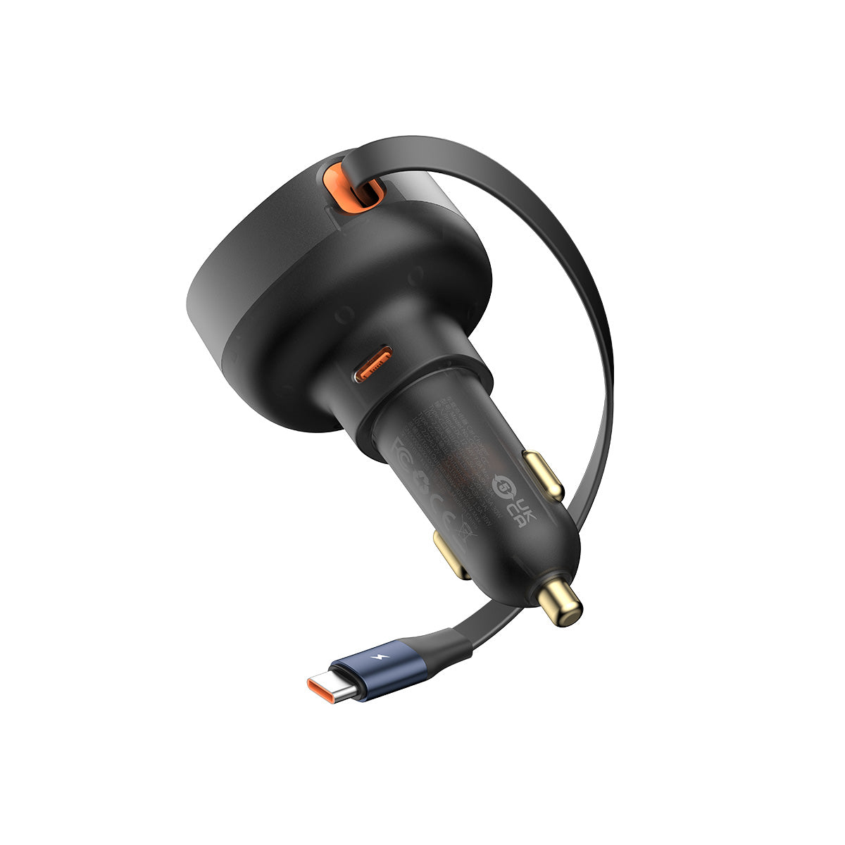 baseus-enjoyment-pro-retractable-usb-c-auto-ladeger-t-60w-kfac-lader-mit-auszieh image 2