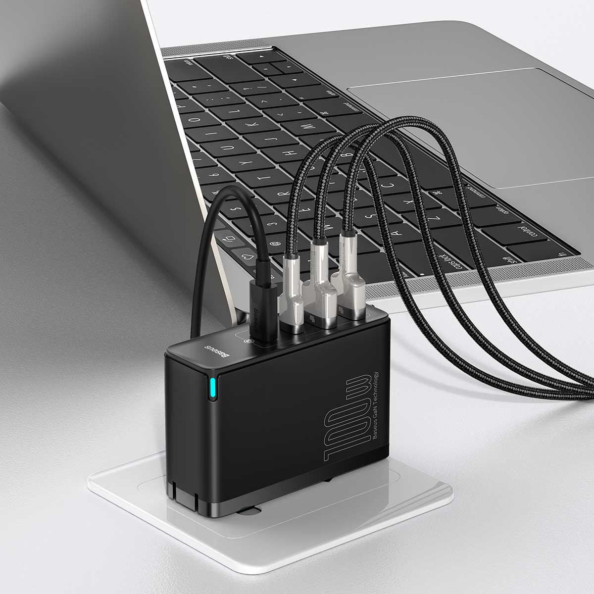 baseus-gan2-4-port-100w-fast-charger-2x-usb-c-2x-usb-a-netzteil-f-r-laptop-multi image 7