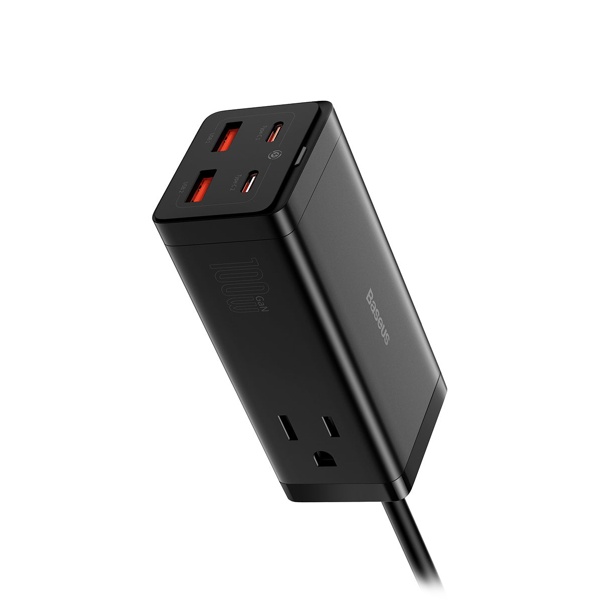 baseus-powercombo-gan3-pro-100w-steckdosenleiste-mit-6-anschl-ssen-2x-ac-4x-usb- image 3