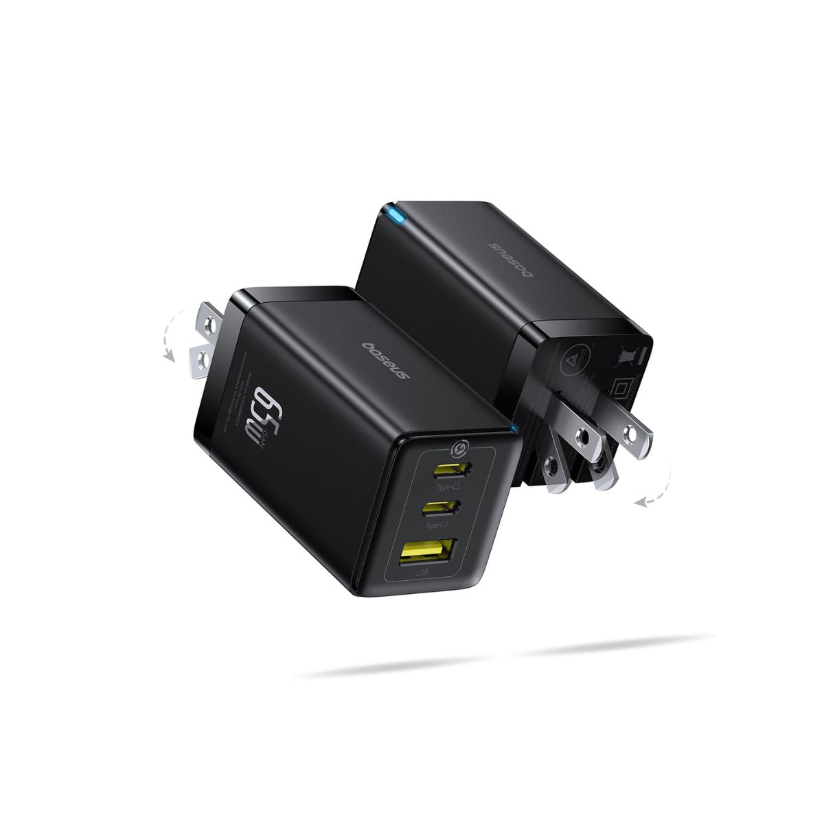 baseus-gan5-pro-65w-fast-charger-2er-set-2x-usb-c-usb-a-gan-wandladeger-t-f-r-la image 5