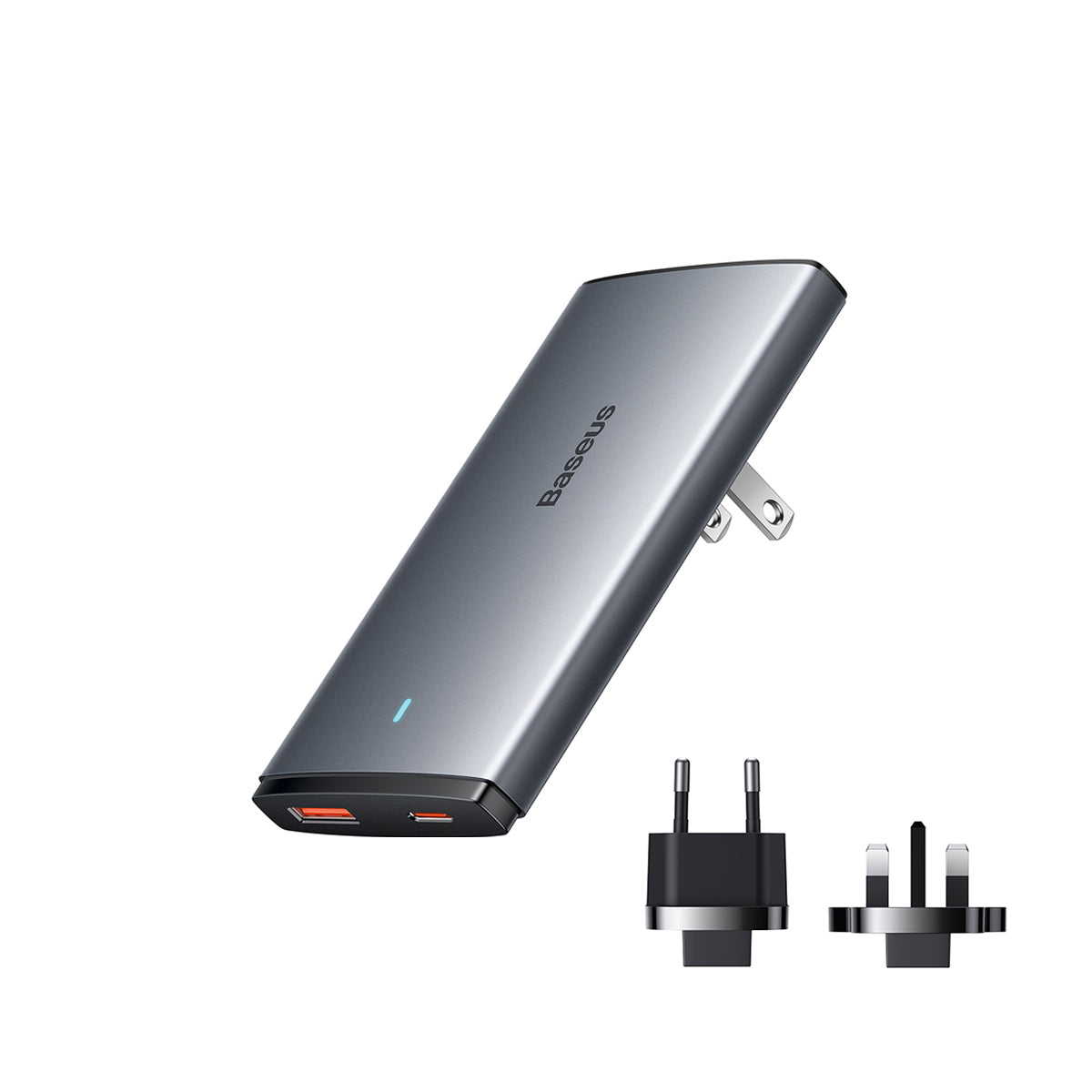 baseus-gan5-pro-65w-usb-c-reiseadapter-mit-us-uk-eu-steckern-flacher-wandlader image 2
