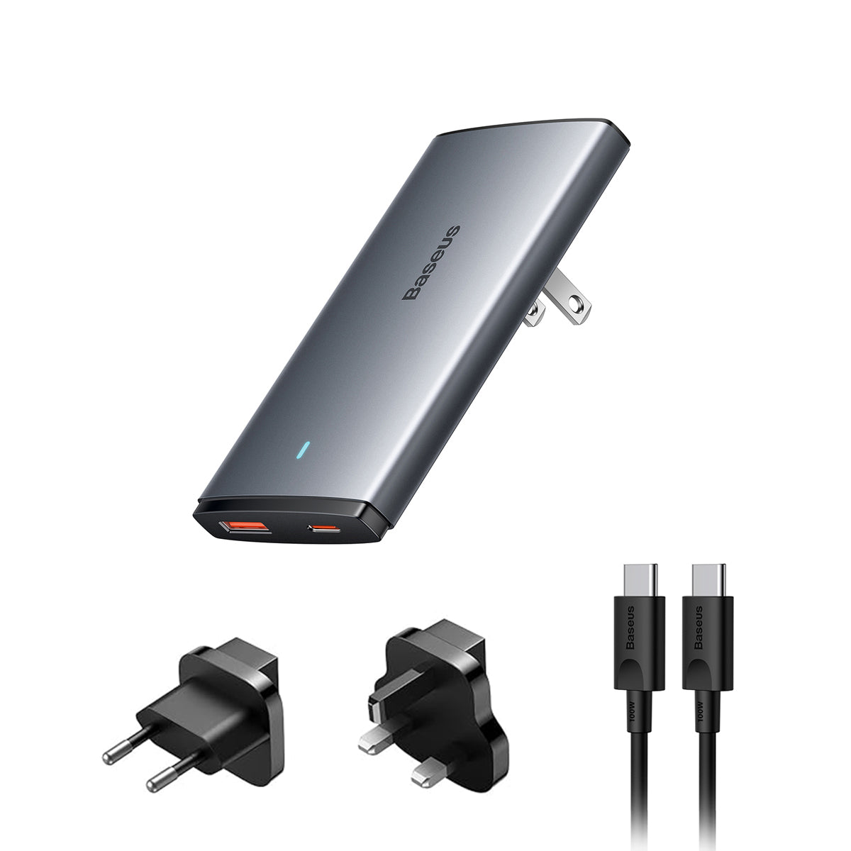 baseus-gan5-pro-65w-usb-c-reiseadapter-mit-us-uk-eu-steckern-flacher-wandlader image 7