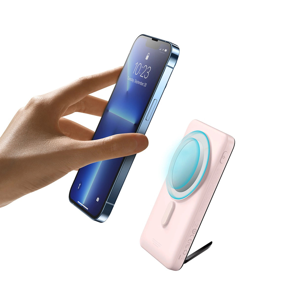 baseus-magnetic-foldable-powerbank-10000mah-20w-magnetisch-kabellos-kabelgebunde image 3