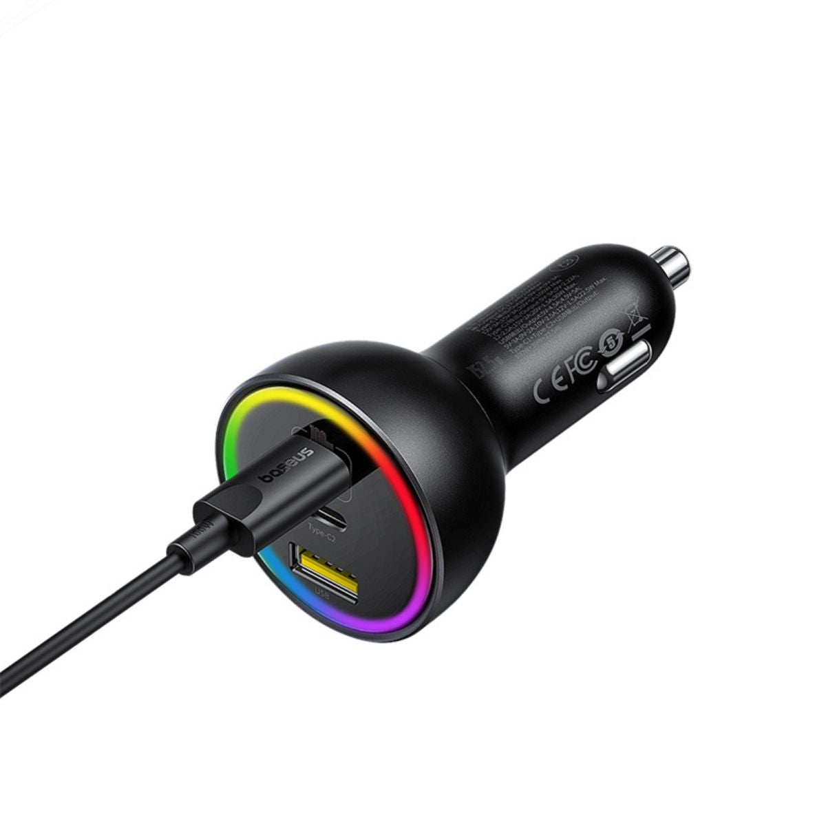 baseus-multi-port-fast-charge-car-charger-c-c-u-152-5w-set-autoladeger-t-mit-100 image 6
