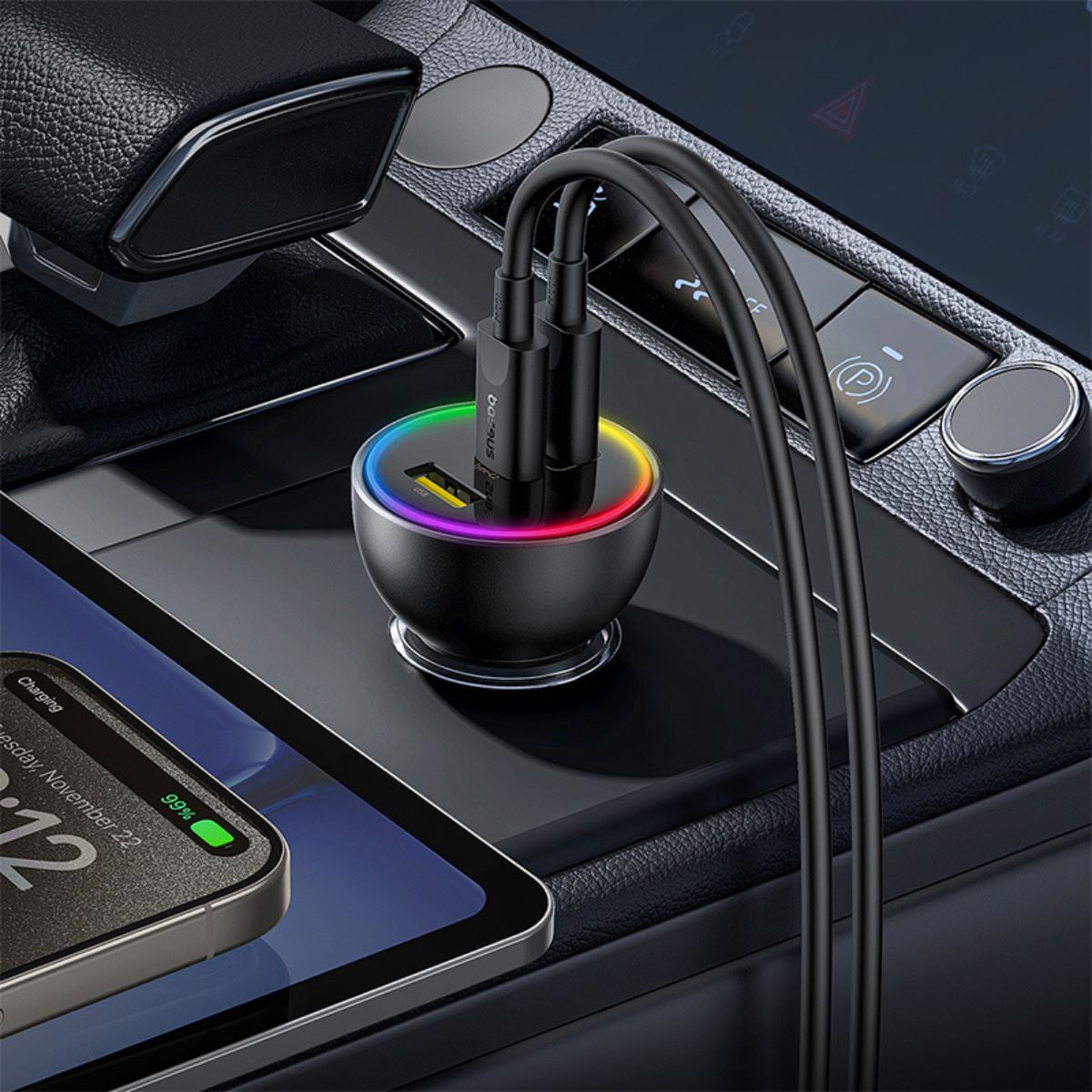 baseus-multi-port-fast-charge-car-charger-c-c-u-152-5w-set-autoladeger-t-mit-100 image 8