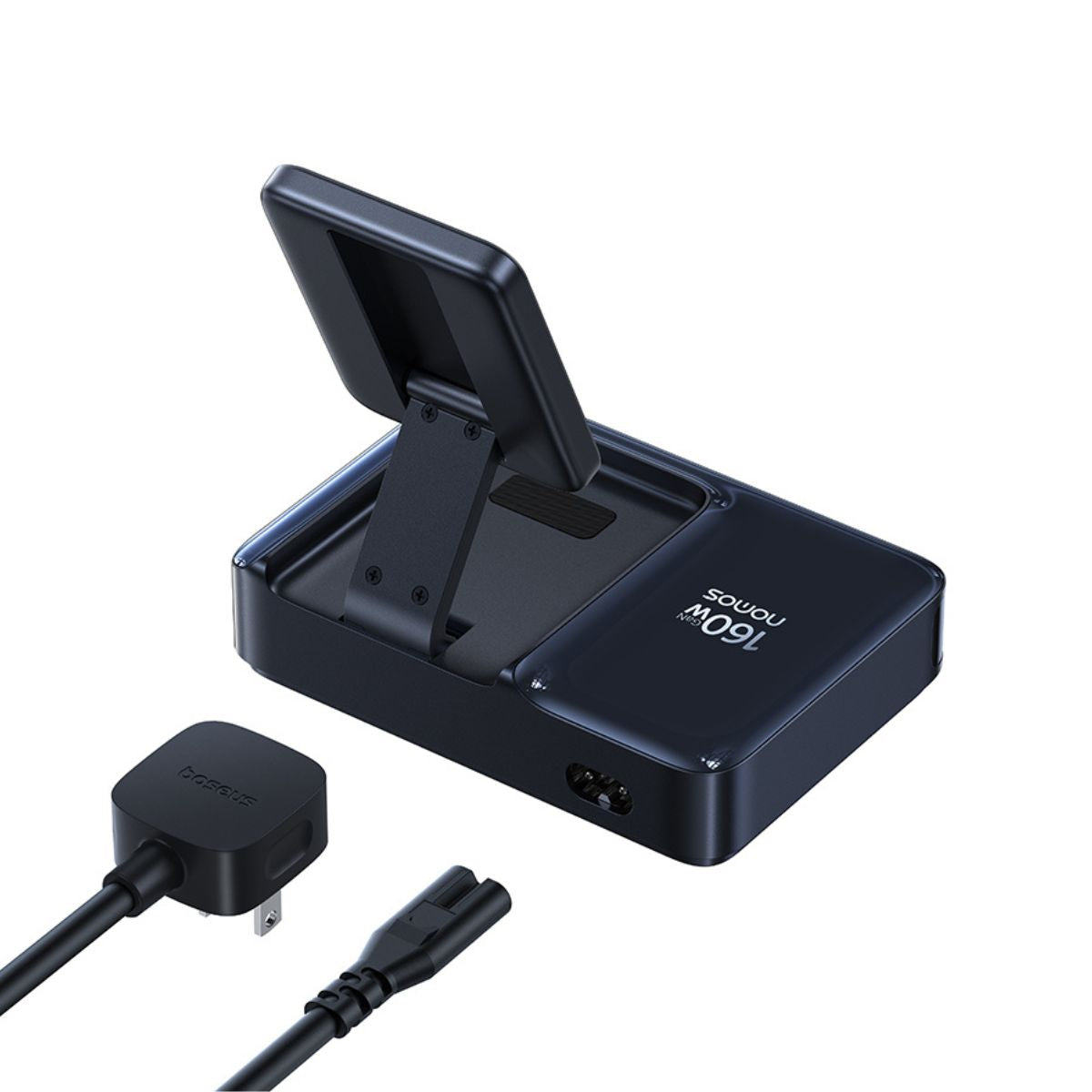 baseus-nomos-nh21-5-in-1-desktop-charging-station-160w-gan-15w-wireless-100w-ret image 3