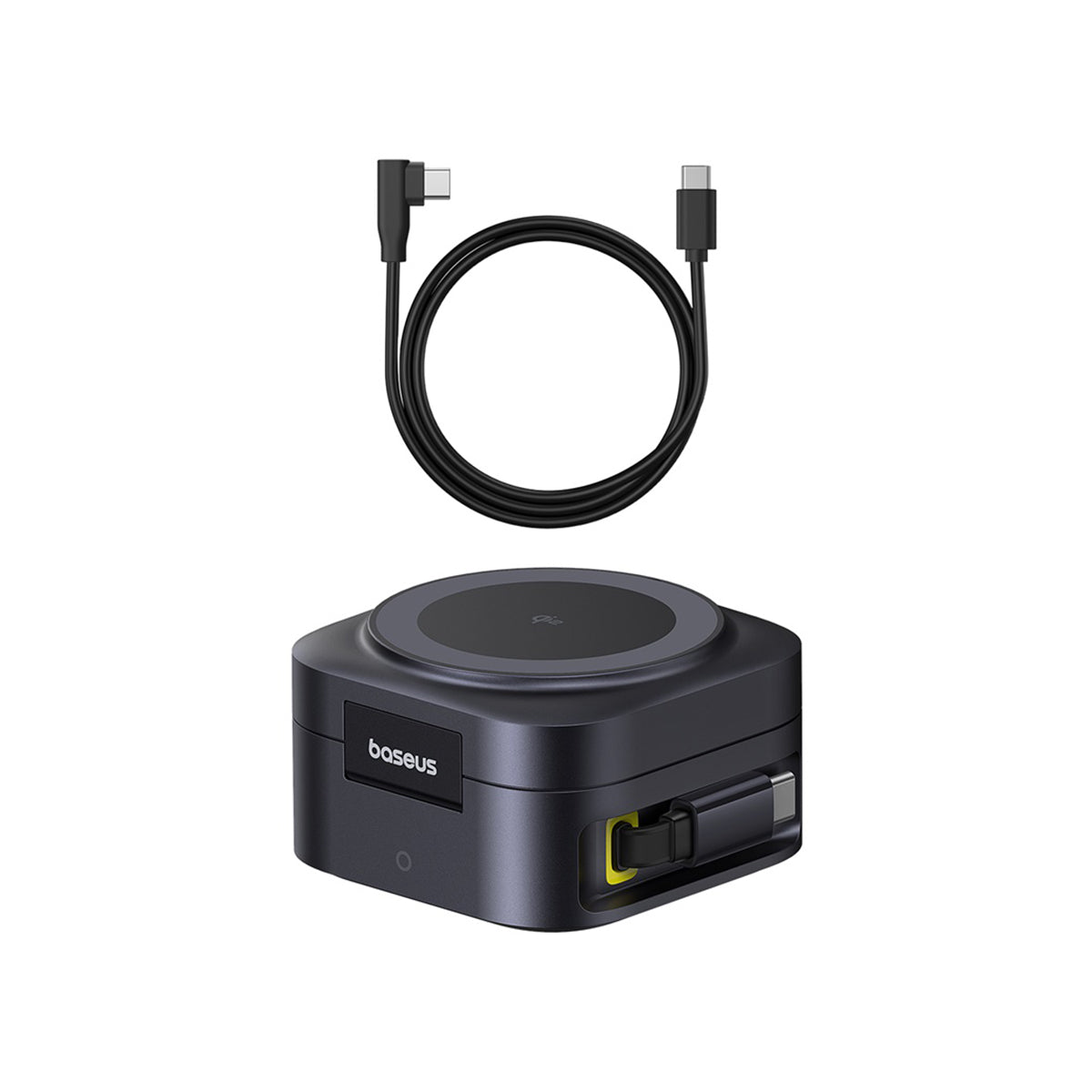 baseus-picogo-2-in-1-magnetische-wireless-ladestation-qi2-15w-mit-67w-usb-c-lade image 7