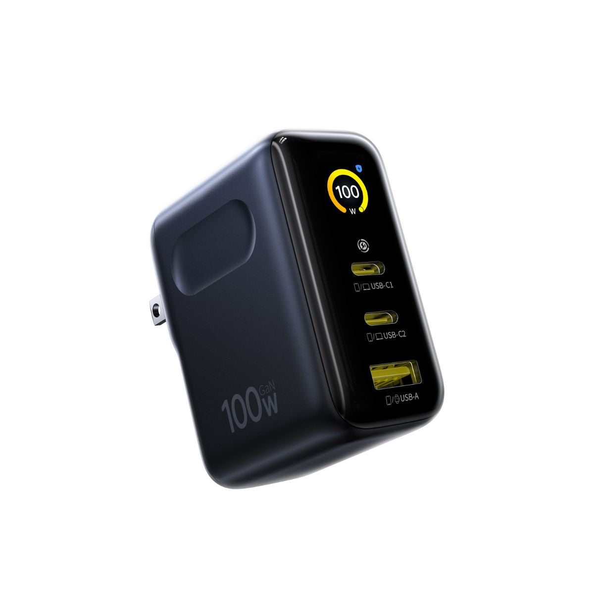 baseus-picogo-ae21-100w-gan-netzteil-3-port-2x-usb-c-usb-a-mit-echtzeit-display image 4
