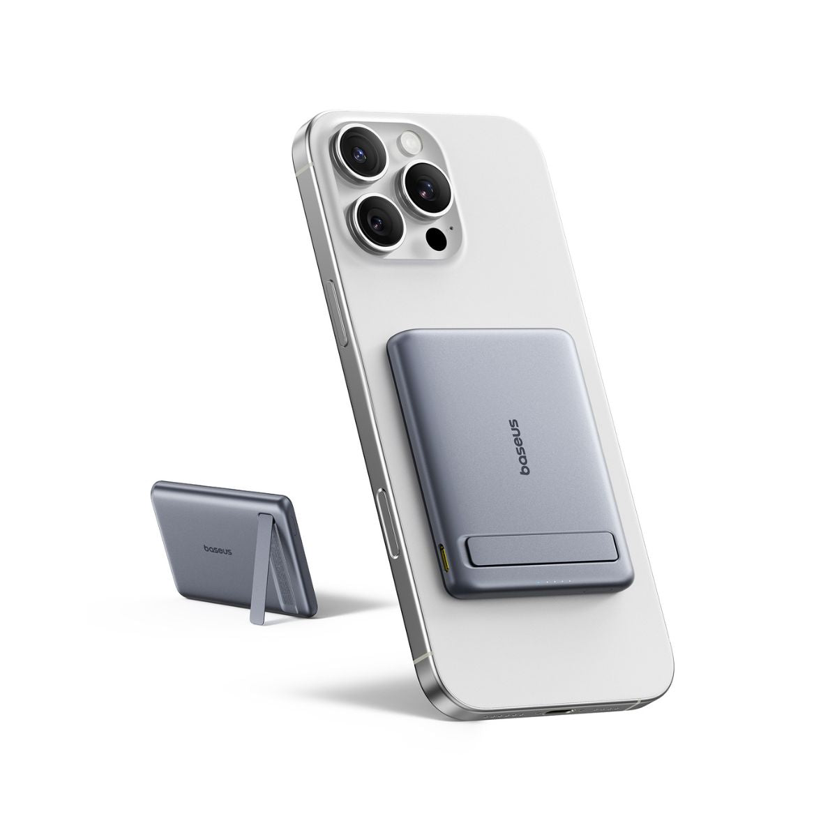 baseus-picogo-am31-mini-magnetische-powerbank-5000mah-20w-mit-qi2-laden-und-kick image 2