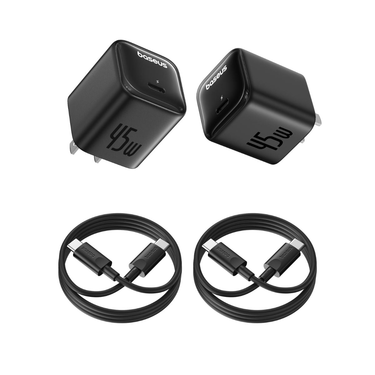 baseus-picogo-gan-usb-c-ladeger-t-45w-2er-pack-kompakt-mit-gan6-technologie-quad image 4