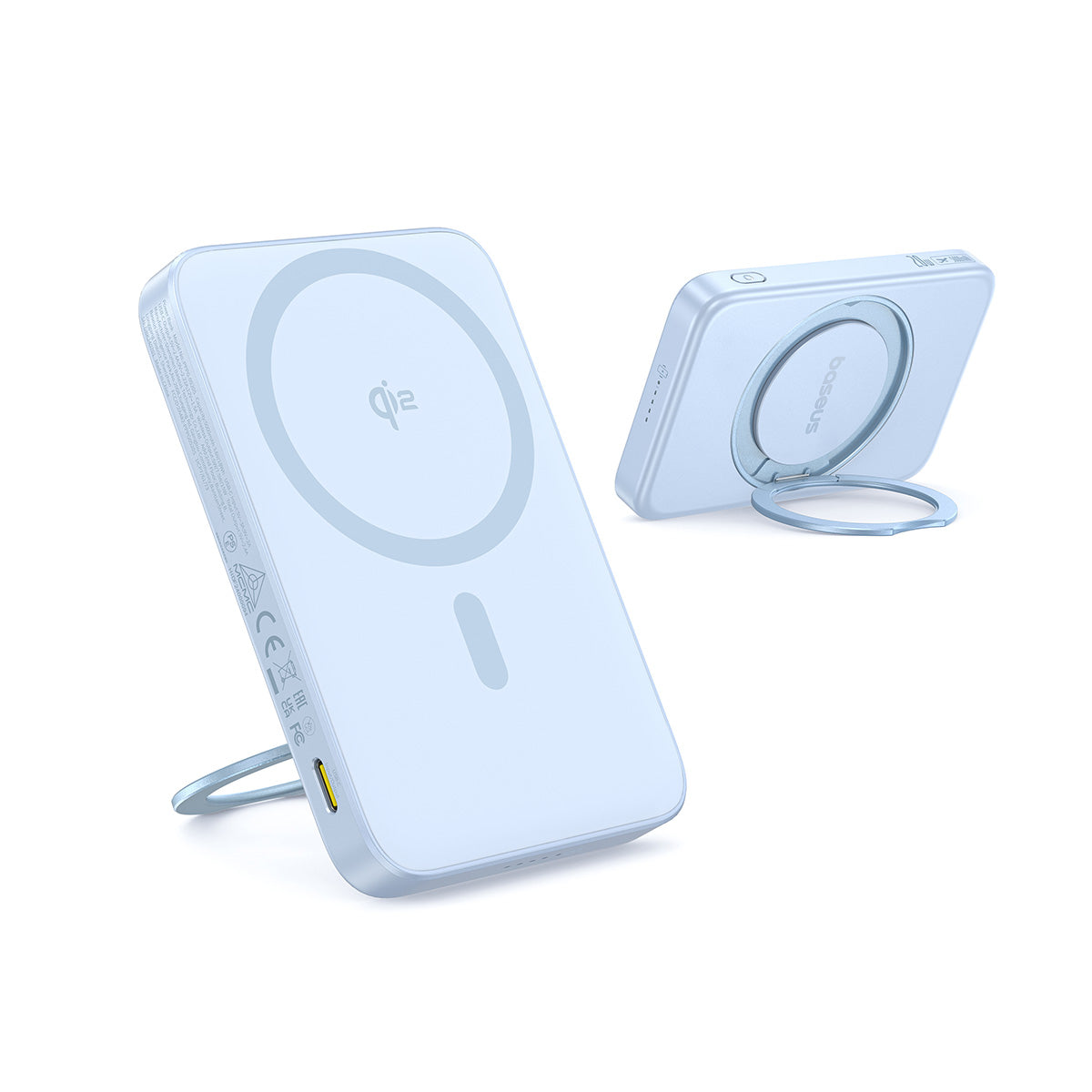 baseus-picogo-qi2-powerbank-5000mah-20w-mit-magnetischem-ring-kickstand-ultrasli image 7