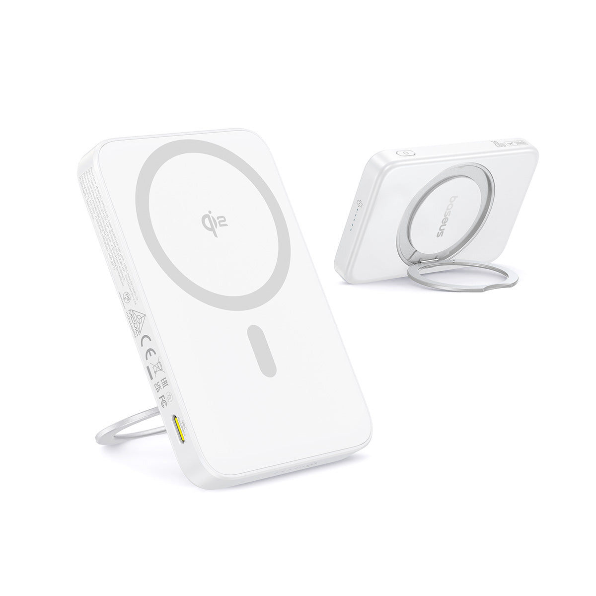 baseus-picogo-qi2-powerbank-5000mah-20w-mit-magnetischem-ring-kickstand-ultrasli image 4