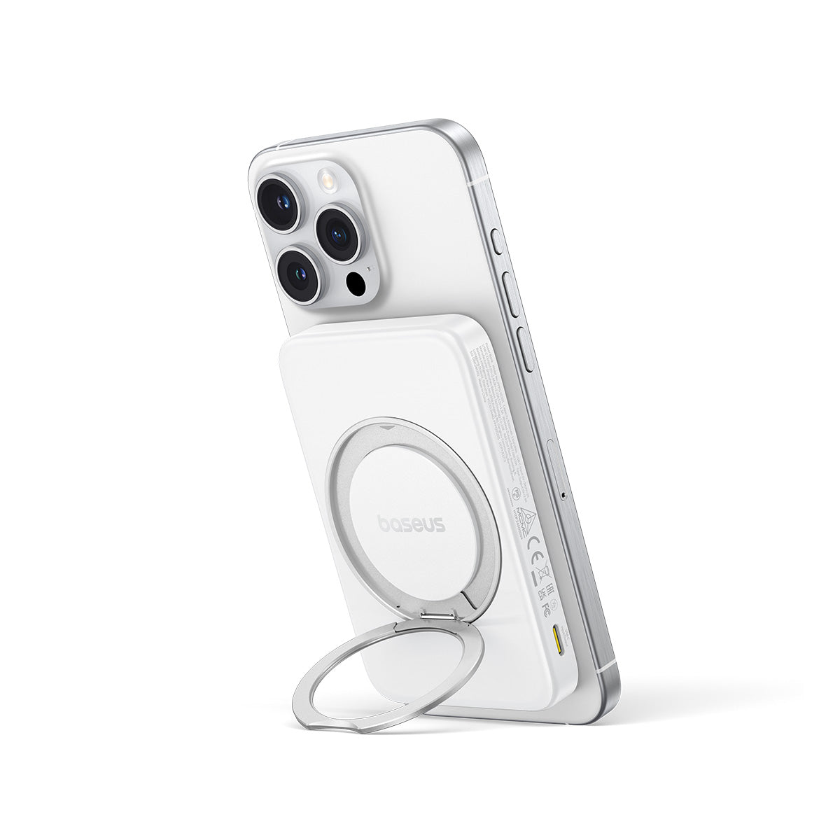 baseus-picogo-qi2-powerbank-5000mah-20w-mit-magnetischem-ring-kickstand-ultrasli image 3