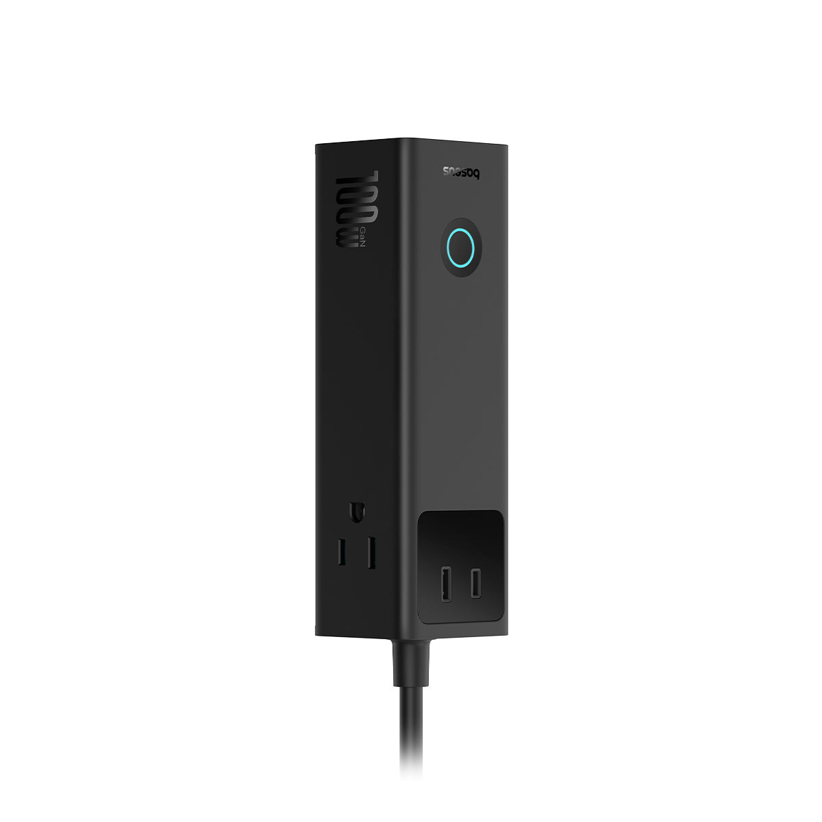 baseus-powercombo-pro-7-port-steckdosenleiste-100w-3x-ac-2x-usb-c-2x-usb-a-gan image 4
