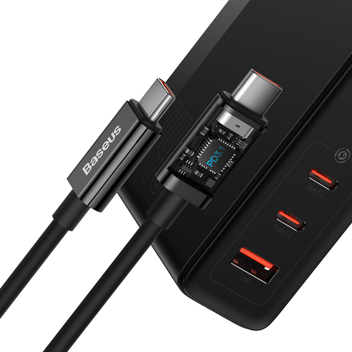 baseus-powermega-3-ports-fast-charger-140w-gan-schnellladeger-t-mit-3-anschl-sse image 5