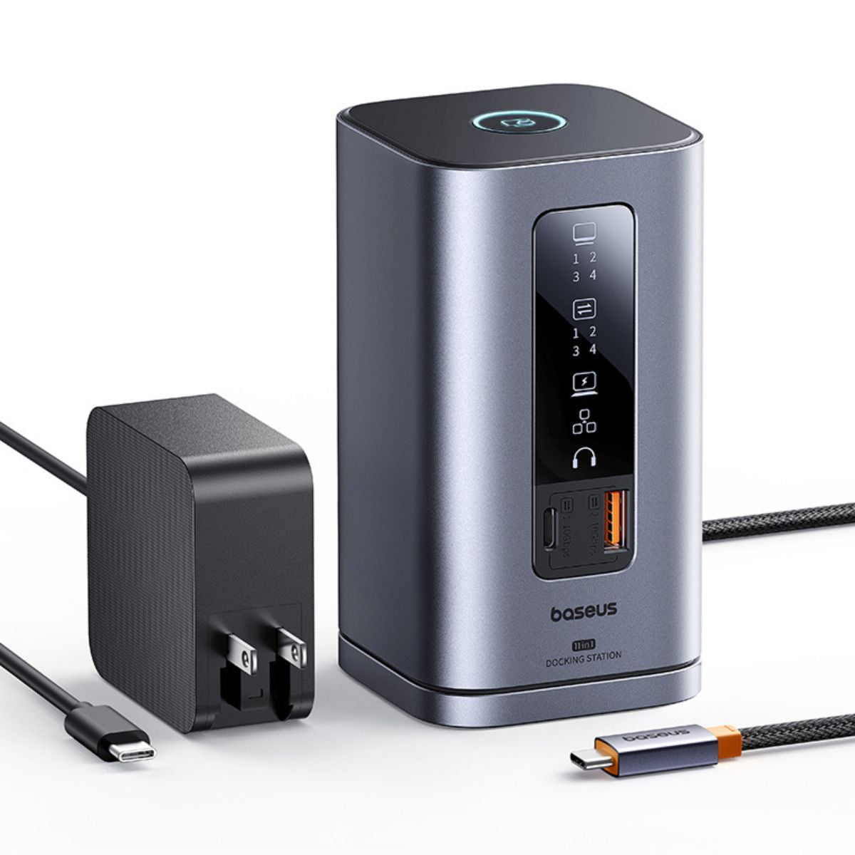 baseus-spacemate-rd1-11-in-1-docking-station-mit-100w-adapter-triple-4k-windows- image 1