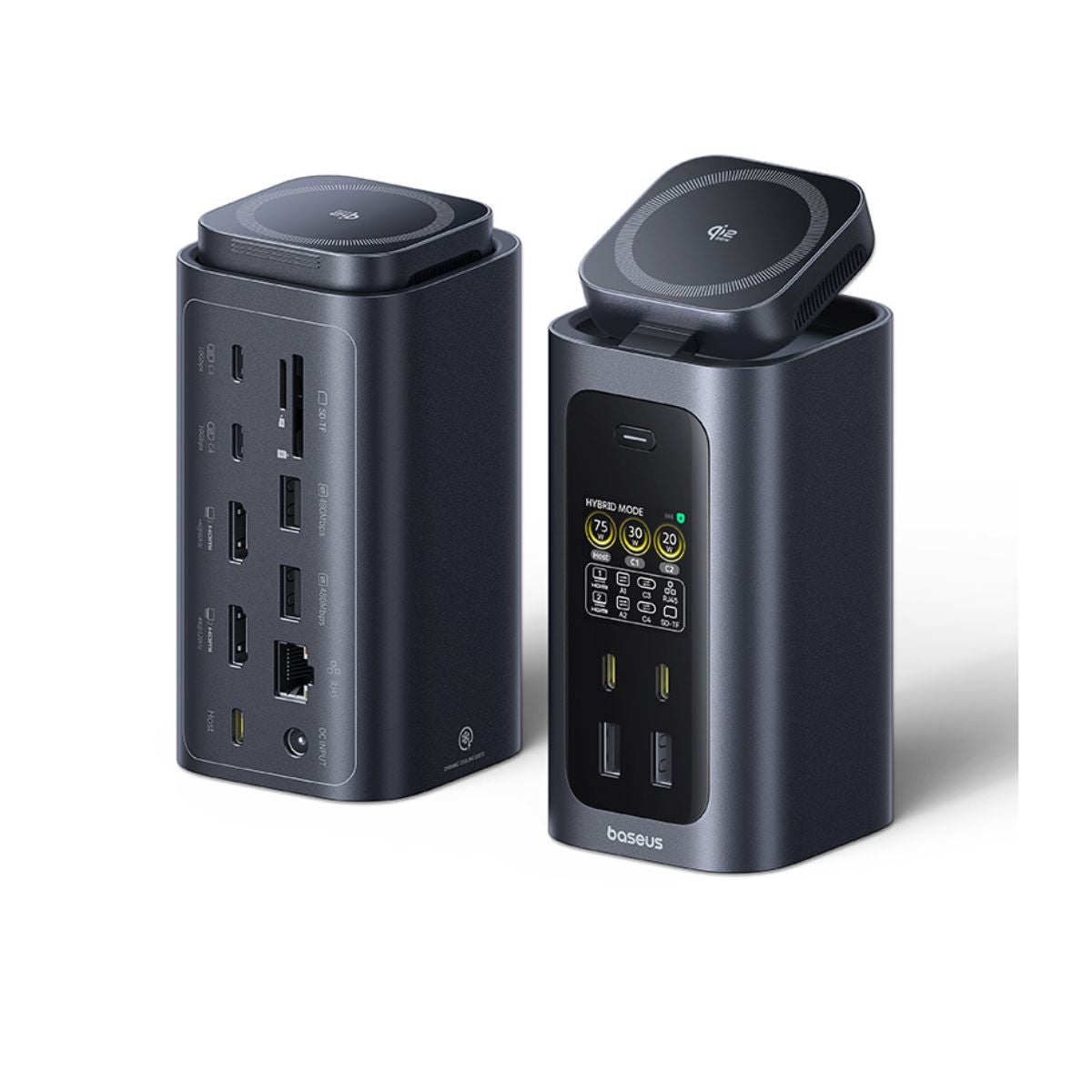 baseus-spacemate-rd1-pro-15-in-1-docking-station-qi-2-2-dual-4k-gan-smart-displa image 5